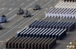 Militaire precisie op het Tiananmenplein